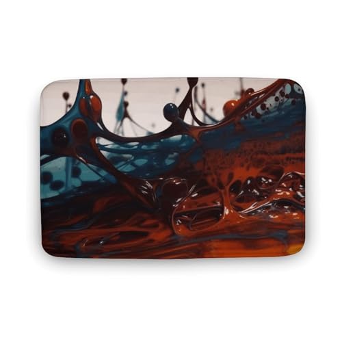 Fußmatte saugfähige Badematte für den Außenbereich, rutschfest, weich, Badezimmerteppich, 50 x 80 cm, Haustürmatte für Eingang, flüssiger Tropfteppich, waschbar, Türteppich für Innenraum Fußmatte saugfähige Badematte für den Außenbereich, rutschfest, weich, Badezimmerteppich, 50 x 80 cm, Haustürmatte für Eingang, flüssiger Tropfteppich, waschbar, Türteppich für Innenraum von BTCOWZRV