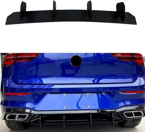 BTDLE Heckstoßstange Lip Diffusor für VW Golf 8 Pro/R Line 2020+,Antikollisions Stoßstange Chassis Spoiler Diffusor Heck Diffusor BTDLE Heckstoßstange Lip Diffusor für VW Golf 8 Pro/R Line 2020+,Antikollisions Stoßstange Chassis Spoiler Diffusor Heck Diffusor von BTDLE