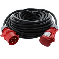 Kalle Das Kabel - CEE-Verlängerungen 400 v, H07RN-F 5G 4,0 mm² 32 a 50 m, Gummikabel von KALLE DAS KABEL