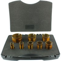 Btec - Diamant Bohrkronen Set zum Fliesenbohren für Winkelschleifer M14 Premium dünnwandig von BTEC