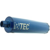 Btec - Diamant Bohrkrone Laser Beton Nutzlänge 400 mm Aufnahme unc 1 1/4 112 mm, 10 Segmente von BTEC