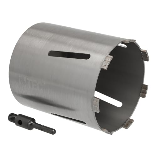 Diamant Bohrkrone SDS-plus Aufnahme Nutzlänge 180 mm Ø 162 mm Betonbohrkrone Kernbohrer Diamant Bohrkrone SDS-plus Aufnahme Nutzlänge 180 mm Ø 162 mm Betonbohrkrone Kernbohrer von BTEC