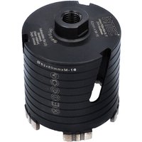 Diamant Dosensenker Dosenbohrer mit M16-Aufnahme Nutzlänge 80 mm 82 mm, 5 Segmente mit seitlichen Schlitzen Diamant Dosensenker Dosenbohrer mit M16-Aufnahme Nutzlänge 80 mm 82 mm, 5 Segmente mit seitlichen Schlitzen von BTEC