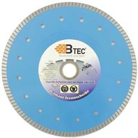 Btec - Diamanttrennscheibe turbo rondo fliese extra dünn ø 125 mm x 1,2 Bohrung 22,22 mm von BTEC