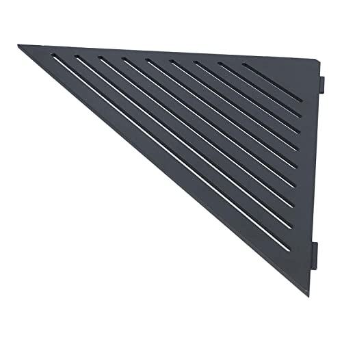 Duschablage PROSHELF Basic schwarz pulverbeschichtet 400 mm von BTEC
