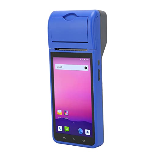 BTER POS-Belegdrucker, 58 Mm Tragbarer Bluetooth-Belegdrucker mit 5,5" HD-Bildschirm, WiFi & 70 Mm/S Hochgeschwindigkeits-Thermodrucker, Autofokus-Handheld-Thermo-POS-Drucker Unterstützt für(#1) von BTER