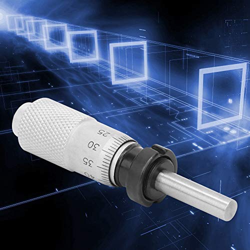 Innenmikrometer, rundes Mikrometer mit 0,01 mm Genauigkeit, Innendurchmesser-Messwerkzeug, für Messgerät-Messwerkzeug(Flat head with nut) von BTER