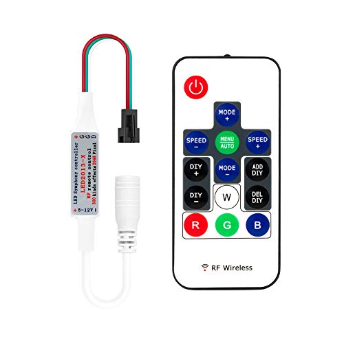BTF-LIGHTING 14 Schlüssel WS2811 und WS2812B DC5V/12V Wireless RF LED RGB Controller 300 verschiedene Arten von digitalen Farbe LED-Lichtmodul Streifen BTF-LIGHTING 14 Schlüssel WS2811 und WS2812B DC5V/12V Wireless RF LED RGB Controller 300 verschiedene Arten von digitalen Farbe LED-Lichtmodul Streifen von BTF-LIGHTING