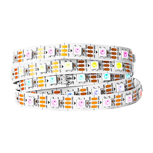 BTF-LIGHTING 1M 60 LEDs/Pixels/m WS2812B Weiß PCB RGB adressierbare Strip Streifen mit 5050 SMD LEDs NichtWasserdicht IP30 BTF-LIGHTING 1M 60 LEDs/Pixels/m WS2812B Weiß PCB RGB adressierbare Strip Streifen mit 5050 SMD LEDs NichtWasserdicht IP30 von BTF-LIGHTING