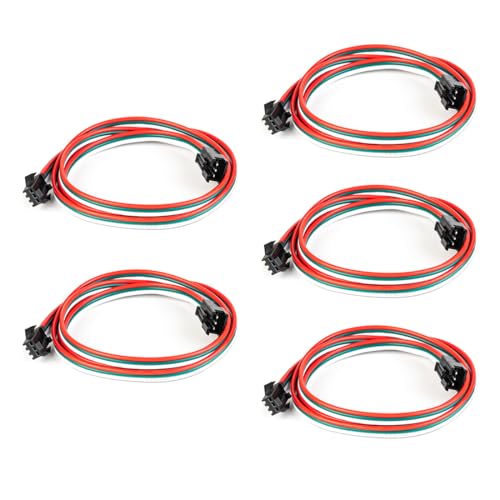 BTF-LIGHTING 3 Pin 20AWG JST SM LED Stecker 5pcs/Pack Männlich Weiblich Verbindungsstecker mit 0.5m Kabel für WS2812B WS2811 WS2814 SK6812 FCOB WS2811 IC LED Streifen ohne Löten Controller Draht BTF-LIGHTING 3 Pin 20AWG JST SM LED Stecker 5pcs/Pack Männlich Weiblich Verbindungsstecker mit 0.5m Kabel für WS2812B WS2811 WS2814 SK6812 FCOB WS2811 IC LED Streifen ohne Löten Controller Draht von BTF-LIGHTING
