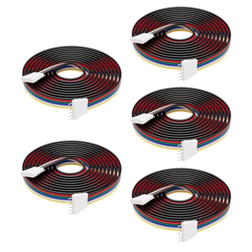 BTF-LIGHTING 6PIN 22AWG JST SM LED Stecker 5Stück/Pack männliche Buchse mit 1m Kabel für PWM SMD FCOB RGBCCT LED Streifen ohne Löten Controller Draht BTF-LIGHTING 6PIN 22AWG JST SM LED Stecker 5Stück/Pack männliche Buchse mit 1m Kabel für PWM SMD FCOB RGBCCT LED Streifen ohne Löten Controller Draht von BTF-LIGHTING