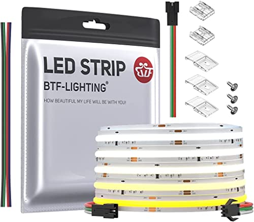 BTF-LIGHTING FCOB SPI CCT Flexible Hohe Dichte COB LED-Streifen WS2811 IC Dimmbar Chasing 3000-6000K LED Strip 5M 576LEDs/m 10W/M DC24V IP30 Nicht Wasserdicht(Nicht inhalt Controller&Netzteil) BTF-LIGHTING FCOB SPI CCT Flexible Hohe Dichte COB LED-Streifen WS2811 IC Dimmbar Chasing 3000-6000K LED Strip 5M 576LEDs/m 10W/M DC24V IP30 Nicht Wasserdicht(Nicht inhalt Controller&Netzteil) von BTF-LIGHTING