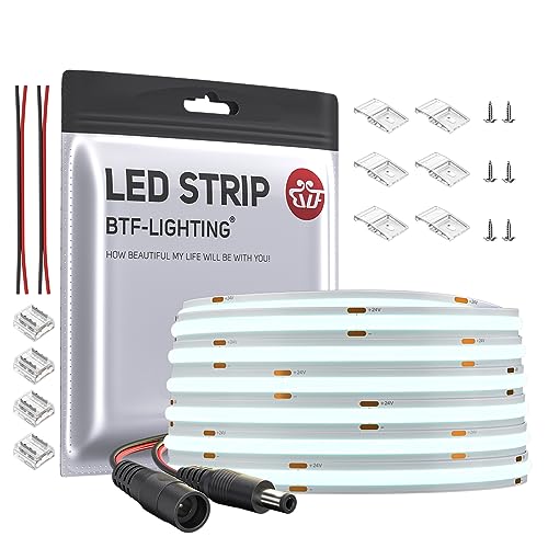 BTF-LIGHTING FCOB COB Kaltes Weiß 6000K Flexibel Hohe Dichte Licht dimmbare LED-Streifen CRI90 +10M 336LEDs/m DC24V 8W/M 8mm Breite biegsam FOB LED-Band für DIY Innenbeleuchtung Projekte BTF-LIGHTING FCOB COB Kaltes Weiß 6000K Flexibel Hohe Dichte Licht dimmbare LED-Streifen CRI90 +10M 336LEDs/m DC24V 8W/M 8mm Breite biegsam FOB LED-Band für DIY Innenbeleuchtung Projekte von BTF-LIGHTING