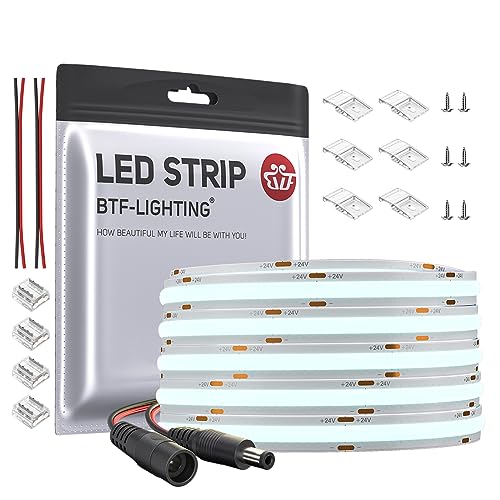 BTF-LIGHTING FCOB COB Kaltes Weiß 6000K Flexibel Hohe Dichte Licht dimmbare LED-Streifen CRI90 + 10M 528LEDs/m DC24V 14W/M 10mm Breite biegsam FOB LED-Band für DIY Innenbeleuchtung Projekte BTF-LIGHTING FCOB COB Kaltes Weiß 6000K Flexibel Hohe Dichte Licht dimmbare LED-Streifen CRI90 + 10M 528LEDs/m DC24V 14W/M 10mm Breite biegsam FOB LED-Band für DIY Innenbeleuchtung Projekte von BTF-LIGHTING