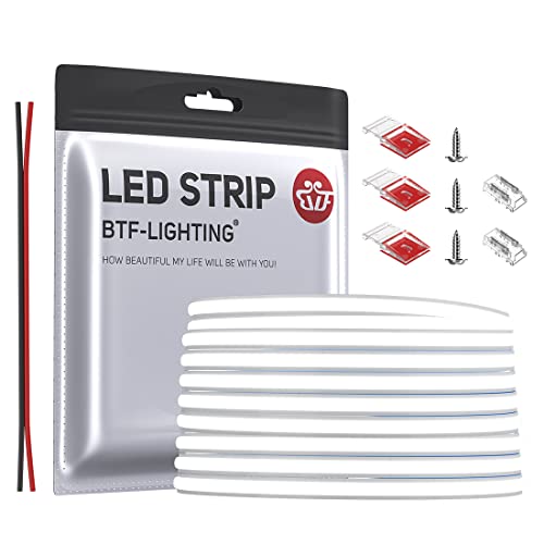 BTF-LIGHTING FCOB COB Kühles Weiß 6000K Flexibel Hohe Dichte Licht dimmbare LED-Streifen CRI90+ 5M 480LEDs/m 2400LEDs DC12V 10W/M 5mm Breite biegsam FOB LED-Band für DIY Innenbeleuchtung Projekte BTF-LIGHTING FCOB COB Kühles Weiß 6000K Flexibel Hohe Dichte Licht dimmbare LED-Streifen CRI90+ 5M 480LEDs/m 2400LEDs DC12V 10W/M 5mm Breite biegsam FOB LED-Band für DIY Innenbeleuchtung Projekte von BTF-LIGHTING