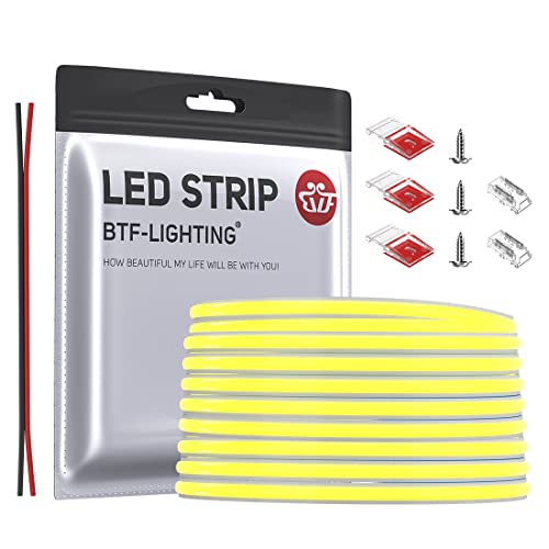 BTF-LIGHTING FCOB COB Warmes Weiß 3000K Flexibel Hohe Dichte Licht dimmbare LED-Streifen CRI90+ 5M 480LEDs/m 2400LEDs DC12V 10W/M 5mm Breite biegsam FOB LED-Band für DIY Innenbeleuchtung Projekte BTF-LIGHTING FCOB COB Warmes Weiß 3000K Flexibel Hohe Dichte Licht dimmbare LED-Streifen CRI90+ 5M 480LEDs/m 2400LEDs DC12V 10W/M 5mm Breite biegsam FOB LED-Band für DIY Innenbeleuchtung Projekte von BTF-LIGHTING