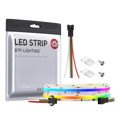 BTF-LIGHTING FCOB SPI RGB Flexible Hohe Dichte COB LED-Streifen WS2811 IC LED Strip 1M 720LEDs/m 21W/M DC24V IP30 Nicht Wasserdicht Chasing Farbe DIY Dekoration(Nicht inhalt Controller&Netzteil) BTF-LIGHTING FCOB SPI RGB Flexible Hohe Dichte COB LED-Streifen WS2811 IC LED Strip 1M 720LEDs/m 21W/M DC24V IP30 Nicht Wasserdicht Chasing Farbe DIY Dekoration(Nicht inhalt Controller&Netzteil) von BTF-LIGHTING