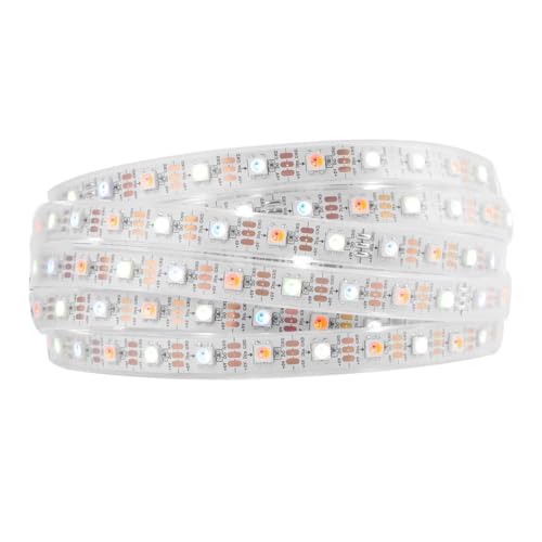 BTF-LIGHTING RGBW RGBNW Naturweiß SK6812 (ähnlich WS2812B) 5m 60LEDs/Pixels/m 300LEDs Individuell adressierbar Flexibel 4 Farbe in 1 LED Traumfarbe LED Streifen Wasserdicht IP67 DC5V von BTF-LIGHTING