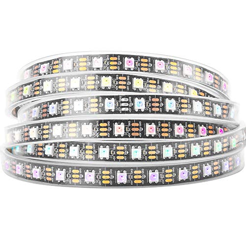 BTF-LIGHTING WS2812B WS2812 5M 60 LEDs/Pixels/m 300LEDs RGB Individuell adressierbar Flexibel Schwarz PCB Streifen mit 5050 SMD LEDs Wasserdicht in Rohr IP67 DC 5V BTF-LIGHTING WS2812B WS2812 5M 60 LEDs/Pixels/m 300LEDs RGB Individuell adressierbar Flexibel Schwarz PCB Streifen mit 5050 SMD LEDs Wasserdicht in Rohr IP67 DC 5V von BTF-LIGHTING