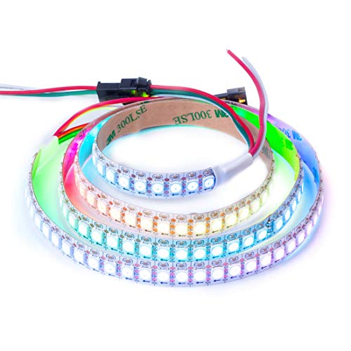 BTF-LIGHTING WS2812 ECO 1M 144 LEDs RGB Individuell adressierbar WS2812 Legierungsdraht 144Pixels/m 5050 SMD Flexibler Streifen Weiß PCB DC 5V für Heimdekoration IP30 Nicht-Wasserdicht(Nur Streifen) BTF-LIGHTING WS2812 ECO 1M 144 LEDs RGB Individuell adressierbar WS2812 Legierungsdraht 144Pixels/m 5050 SMD Flexibler Streifen Weiß PCB DC 5V für Heimdekoration IP30 Nicht-Wasserdicht(Nur Streifen) von BTF-LIGHTING