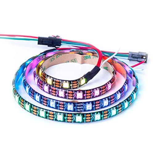 BTF-LIGHTING WS2812 ECO 1M 60LEDs RGB Individuell adressierbar Legierungsdraht WS2812 60Pixels/m 5050 SMD Flexibler Lichtstreifen DC5V Schwarz PCB für Heimdekoration Küche Räume IP65 Wasserdicht BTF-LIGHTING WS2812 ECO 1M 60LEDs RGB Individuell adressierbar Legierungsdraht WS2812 60Pixels/m 5050 SMD Flexibler Lichtstreifen DC5V Schwarz PCB für Heimdekoration Küche Räume IP65 Wasserdicht von BTF-LIGHTING