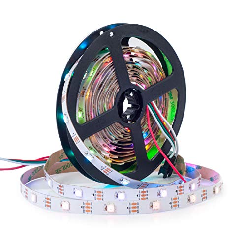 BTF-LIGHTING WS2812 ECO 5M 150 LEDs RGB Individuell adressierbar WS2812 Legierungsdraht 30Pixels/m 5050 SMD Flexibler Streifen Weiß PCB DC 5V für Heimdekoration IP30 Nicht-Wasserdicht(Nur Streifen) BTF-LIGHTING WS2812 ECO 5M 150 LEDs RGB Individuell adressierbar WS2812 Legierungsdraht 30Pixels/m 5050 SMD Flexibler Streifen Weiß PCB DC 5V für Heimdekoration IP30 Nicht-Wasserdicht(Nur Streifen) von BTF-LIGHTING