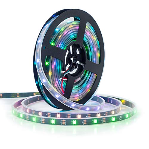 BTF-LIGHTING WS2812 ECO 5M 150 LEDs RGB Individuell adressierbar Legierungsdraht WS2812 30Pixels/m 5050 SMD Flexibler Lichtstreifen Schwarz PCB DC 5V IP67 Wasserdicht für Heimdekoration BTF-LIGHTING WS2812 ECO 5M 150 LEDs RGB Individuell adressierbar Legierungsdraht WS2812 30Pixels/m 5050 SMD Flexibler Lichtstreifen Schwarz PCB DC 5V IP67 Wasserdicht für Heimdekoration von BTF-LIGHTING