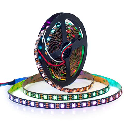 BTF-LIGHTING WS2812 ECO 5M 300LEDs RGB Individuell adressierbar WS2812 Legierungsdraht 60Pixels/m 5050SMD Flexibler Streifen Schwarz PCB DC5V für Heimdekoration IP30 Nicht-Wasserdicht(Nur Streifen) BTF-LIGHTING WS2812 ECO 5M 300LEDs RGB Individuell adressierbar WS2812 Legierungsdraht 60Pixels/m 5050SMD Flexibler Streifen Schwarz PCB DC5V für Heimdekoration IP30 Nicht-Wasserdicht(Nur Streifen) von BTF-LIGHTING