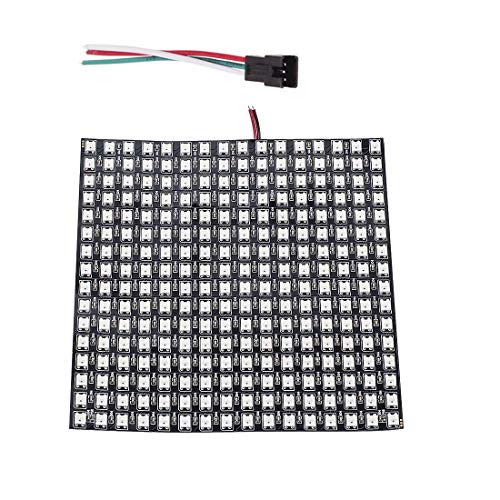 BTF-LIGHTING WS2812BECO RGB-Legierung Drähte 5050SMD individuell adressierbar 16×16 256 Pixel LED Matrix Flexible FCB-Vollfarbe funktioniert mit K-1000C SP801E Steuerungen Bild Video Textanzeige BTF-LIGHTING WS2812BECO RGB-Legierung Drähte 5050SMD individuell adressierbar 16×16 256 Pixel LED Matrix Flexible FCB-Vollfarbe funktioniert mit K-1000C SP801E Steuerungen Bild Video Textanzeige von BTF-LIGHTING