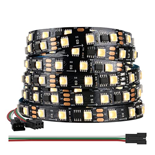 BTF-LIGHTING WS2814 RGBW 4in1 IC Adressierbarer LED-Streifen 5050SMD RGB+Warmweiß 4in1 5M 60LEDs/m DC12V Schwarz PCB IP30 Nicht Wasserdicht Dreamcolor für Innen Dekoration DIY-Projekt (nur Streifen) BTF-LIGHTING WS2814 RGBW 4in1 IC Adressierbarer LED-Streifen 5050SMD RGB+Warmweiß 4in1 5M 60LEDs/m DC12V Schwarz PCB IP30 Nicht Wasserdicht Dreamcolor für Innen Dekoration DIY-Projekt (nur Streifen) von BTF-LIGHTING