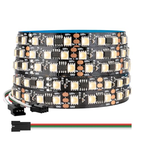 BTF-LIGHTING WS2814 RGBW 4in1 IC Adressierbarer LED-Streifen 5050SMD RGB+Warmweiß 4in1 5M 84LEDs/m DC12V Schwarz PCB IP30 Nicht Wasserdicht Dreamcolor für Innen Dekoration DIY-Projekt (nur Streifen) BTF-LIGHTING WS2814 RGBW 4in1 IC Adressierbarer LED-Streifen 5050SMD RGB+Warmweiß 4in1 5M 84LEDs/m DC12V Schwarz PCB IP30 Nicht Wasserdicht Dreamcolor für Innen Dekoration DIY-Projekt (nur Streifen) von BTF-LIGHTING