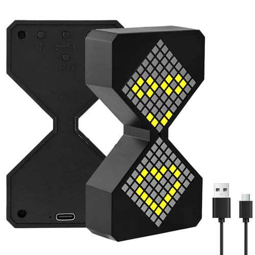 LED Digital Elektronische Sanduhr Schwerkraftgesteuerter Timer, Frei Einstellbar 1–30 Minuten Sand-Zeit Uhr Entspannungs-Spielzeug für Küche Raum Wohn-Deko (Schwarz) von BTFO