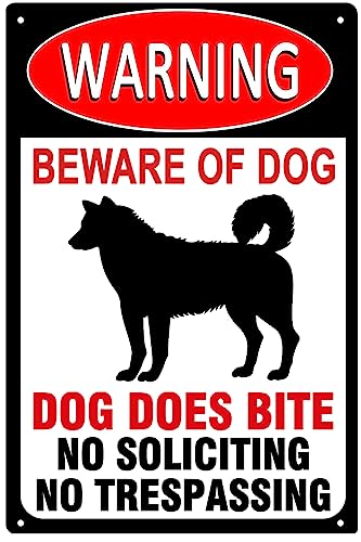 Aluminium-Warnschilder, lustige Warnschilder mit Aufschrift "Beware of Dog", Hunde-Warnschilder, Zauntor, Outdoor-Dekoration, 20,3 x 30,5 cm Aluminium-Warnschilder, lustige Warnschilder mit Aufschrift "Beware of Dog", Hunde-Warnschilder, Zauntor, Outdoor-Dekoration, 20,3 x 30,5 cm von BTFSigns