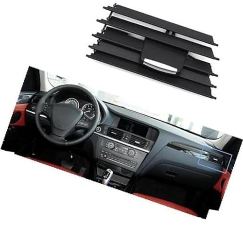 BTFWM Armaturenbrett-Entlüftungsöffnung, Auto vorne links, rechts, Mitte, Klimaanlage, AC-Entlüftungsgitter, Auslasslaschenclip, for, X3 X4 F25 F26 2011–2018 Lüftungsclip(BLACK LHD-Front Right) von BTFWM