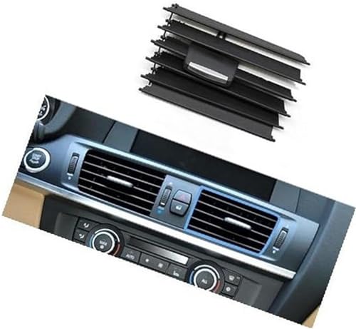 BTFWM Armaturenbrett-Entlüftungsöffnung, Auto vorne links, rechts, Mitte, Klimaanlage, AC-Entlüftungsgitter, Auslasslaschenclip, for, X3 X4 F25 F26 2011–2018 Lüftungsclip(BLACK Middle Right) von BTFWM