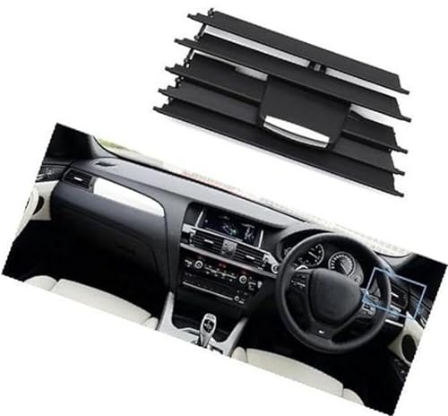 BTFWM Armaturenbrett-Entlüftungsöffnung, Auto vorne links, rechts, Mitte, Klimaanlage, AC-Entlüftungsgitter, Auslasslaschenclip, for, X3 X4 F25 F26 2011–2018 Lüftungsclip(BLACK RHD-Front Right) von BTFWM
