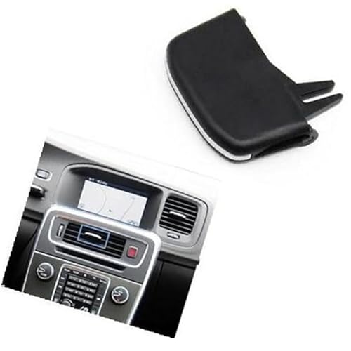 BTFWM Armaturenbrett-Klimaanlagen-Entlüftungsgitter-Auslasslaschen-Clip-Schieber, for VOLVO, V60 S60 V40 2011–2019 Lüftungsclip(BLACK Model B) von BTFWM