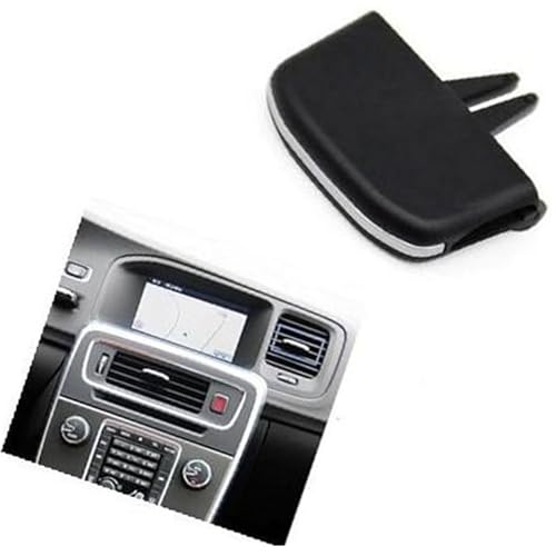 BTFWM Armaturenbrett-Klimaanlagen-Entlüftungsgitter-Auslasslaschen-Clip-Schieber, for VOLVO, V60 S60 V40 2011–2019 Lüftungsclip(BLACK Model C) von BTFWM