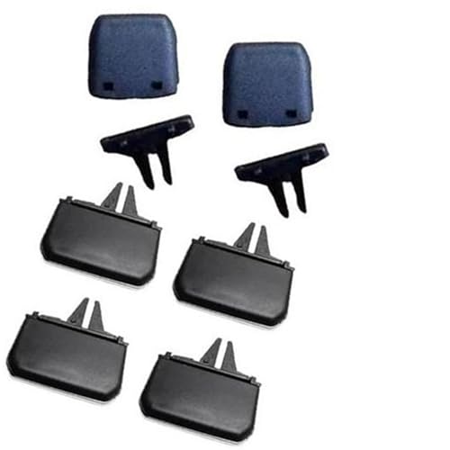 BTFWM Auto vorne hinten Armaturenbrett Klimaanlage Auslassöffnungen Tab Clip Pick, for VW, for Golf, 7 7,5 for MK7 MK7.5 2013–2019 Lüftungsclip(BLACK All 6PCS) von BTFWM