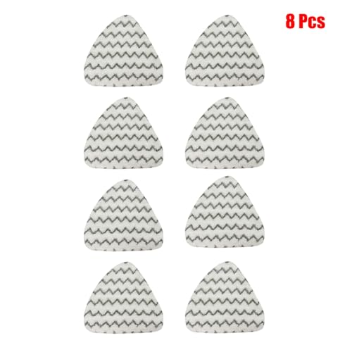 BTFWM Dampfreiniger, for Midea, Sc2 Cleaner Staubsauger 2-in-1-Ersatz-Mikrofaser-Dampfpads, Wischtücher, Wischmopp-Zubehör for die Bodenreinigung zu Hause Dampfreiniger-Zubehör(8 Pcs) von BTFWM
