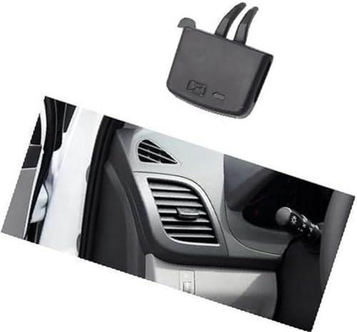 BTFWM Dashboard Air Vent Reparatur Kit Outlet Tab Clip Grille Auto Klimaanlage Clip, for Hyundai, for VERNA, for SOLARIS 2010-2016 Lüftungsclip(BLACK NO.1) von BTFWM