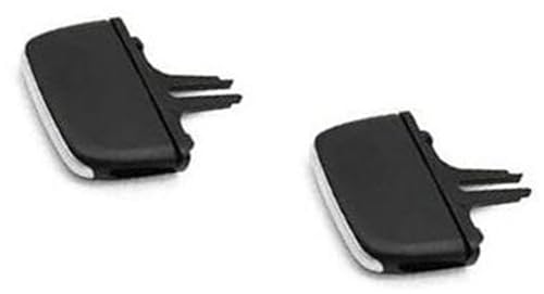 BTFWM For VOLVO, XC90 V90 S90 Auto Klimaanlage Vent Clip Reparatur Kit Vorne Hinten AC Vent Grille Outlet Tab Clip Slider Lüftungsclip(BLACK 2 pcs) von BTFWM