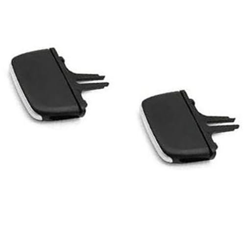 BTFWM For VOLVO, XC90 V90 S90 Auto Klimaanlage Vent Clip Reparatur Kit Vorne Hinten AC Vent Grille Outlet Tab Clip Slider Lüftungsclip(BLACK 2 pcs) von BTFWM