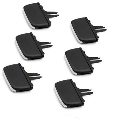 BTFWM For VOLVO, XC90 V90 S90 Auto Klimaanlage Vent Clip Reparatur Kit Vorne Hinten AC Vent Grille Outlet Tab Clip Slider Lüftungsclip(BLACK Onecolor) von BTFWM