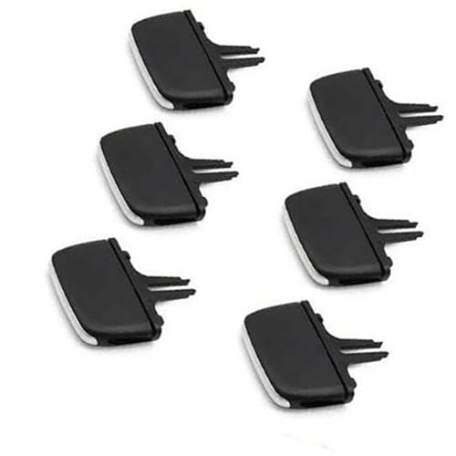 BTFWM For VOLVO, XC90 V90 S90 Auto Klimaanlage Vent Clip Reparatur Kit Vorne Hinten AC Vent Grille Outlet Tab Clip Slider Lüftungsclip(BLACK Onecolor) von BTFWM