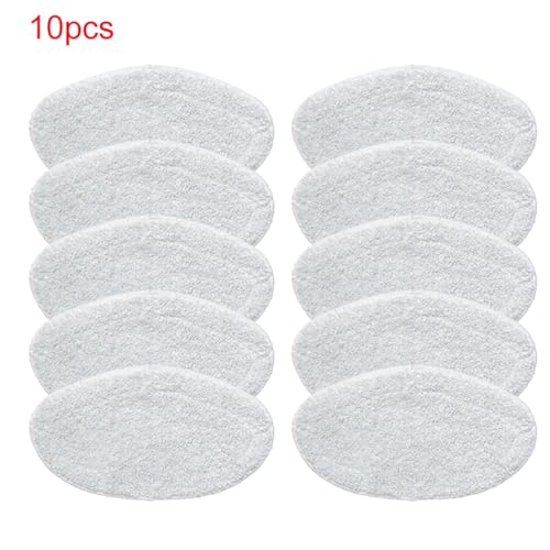 BTFWM Kit VAPORETTO PAEU0332 Dampfstaubsauger Mikrofaser Wischtuch Ersatzteile Zubehör Waschbare Wischlappen Dampfreiniger-Zubehör(10pcs) von BTFWM
