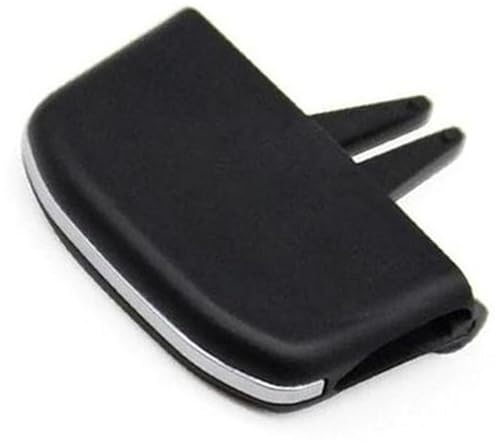 BTFWM Klimaanlagen-Auslass, for VOLVO, S60 V60 2011 2012 2013 2014 2015 2016 2017 2018, Auto-Front-Klimaanlage, Entlüftungsauslass, Laschenclip Lüftungsclip(BLACK Left 1PC) von BTFWM