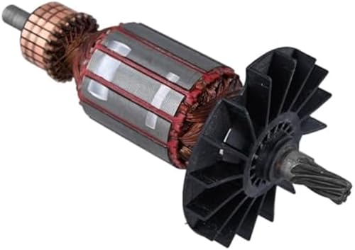 BTFWM Motoranker-Rotorläufer, Rotor-Anker-Ersatz, Metall, Länge 137mm, for den Elektro-Bohrhammer GBH2-28 DFV Ersatzteile für Rotor von BTFWM