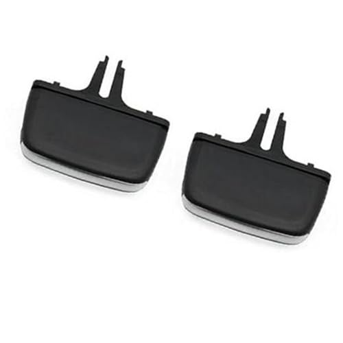 BTFWM Reparatursatz for Armaturenbrett-Entlüftungsöffnungen vorne und hinten, for Lüftungsgitter, Auslasslasche, Schieber-Clips, for VOLVO, XC90 2016–2024 Lüftungsclip(BLACK 2 pcs) von BTFWM