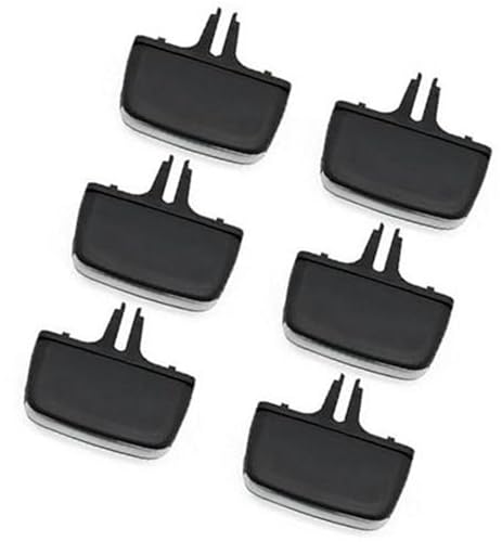BTFWM Reparatursatz for Armaturenbrett-Entlüftungsöffnungen vorne und hinten, for Lüftungsgitter, Auslasslasche, Schieber-Clips, for VOLVO, XC90 2016–2024 Lüftungsclip(BLACK Onecolor) von BTFWM